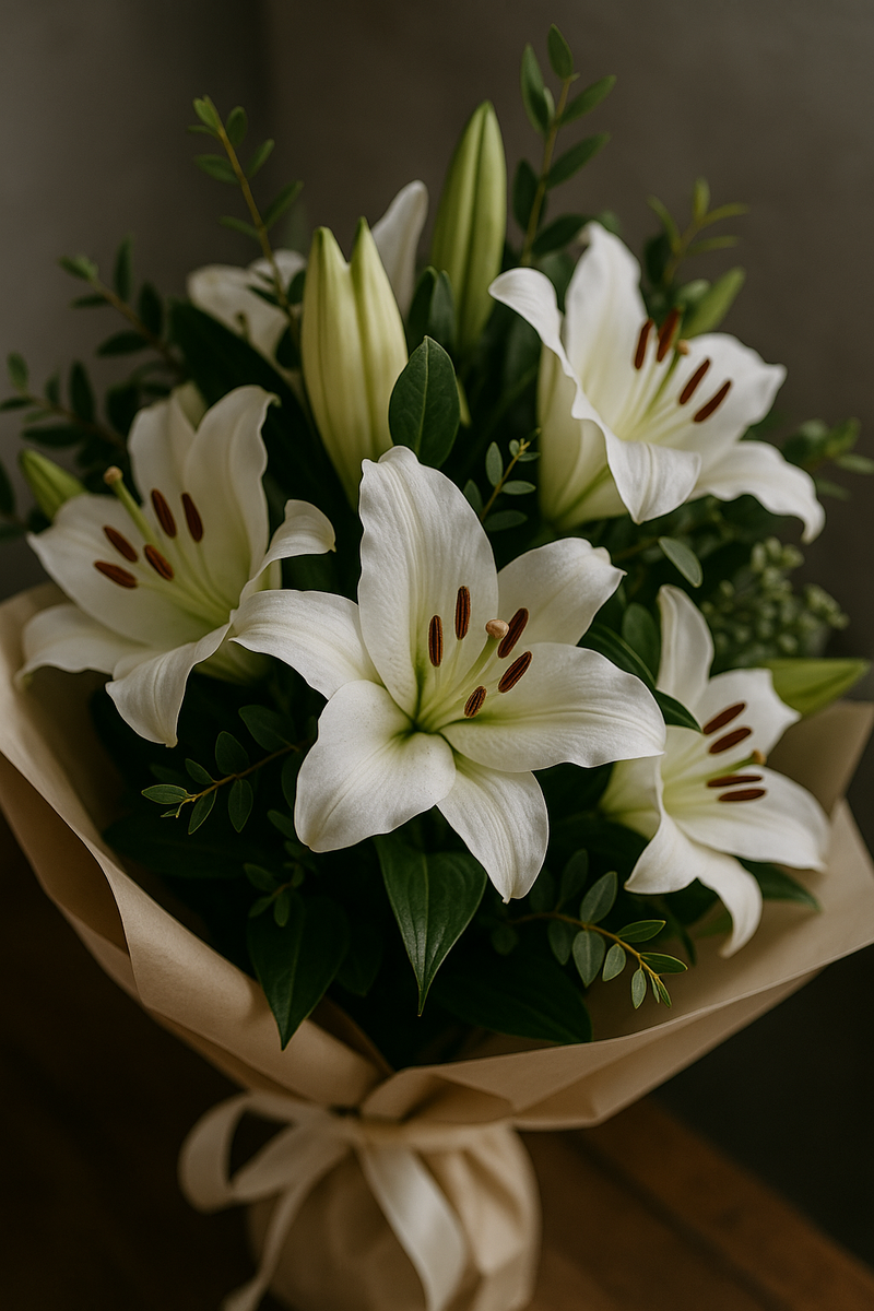 Sympathy Lily Bouquet